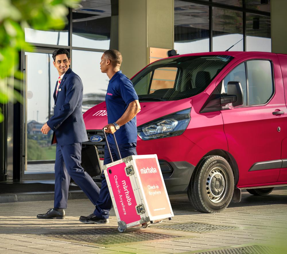 DUBZ doorstep home check-in and baggage collection service in Dubai